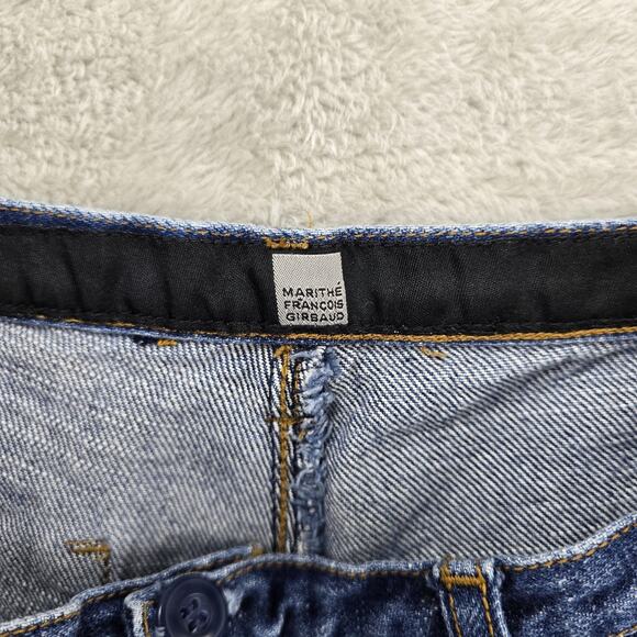 Vintage Girbaud Marithe Francois Jeans Women 30m Blue (Fits 32x27) 90s Y2K - Picture 5 of 13